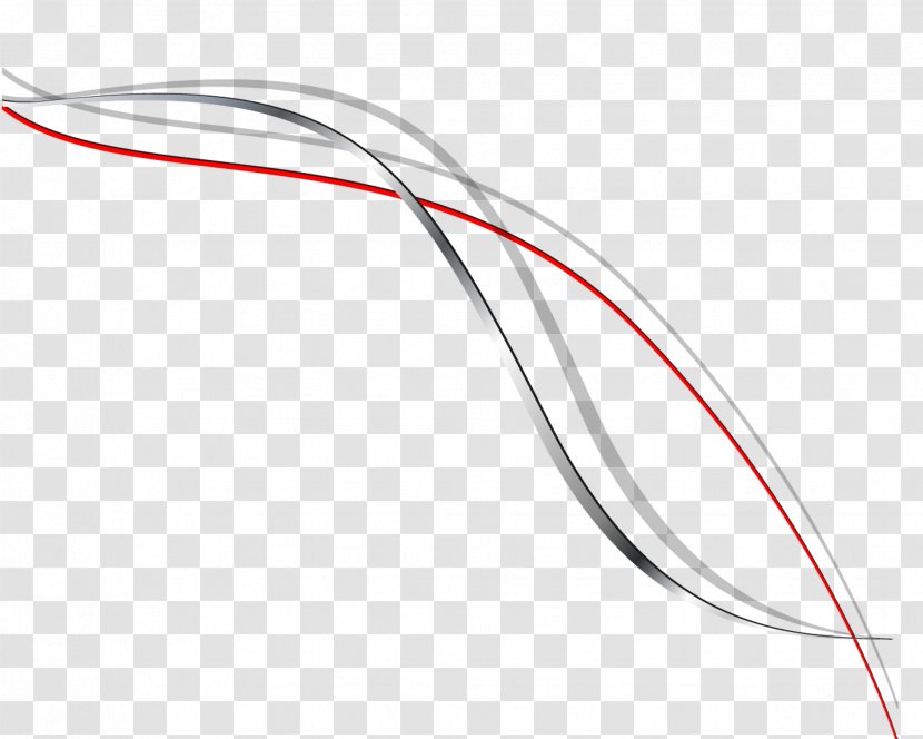Technology Line White Red - Lines Transparent PNG