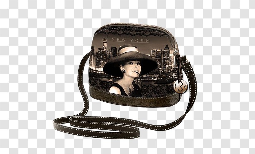 Handbag Celebrity Messenger Bags Premiere - Zipper - Audrey Hepburn Transparent PNG