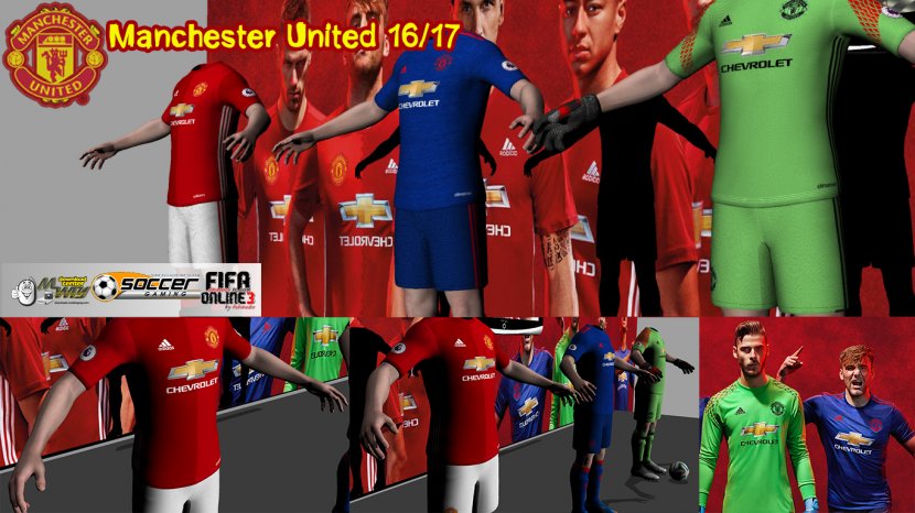 FIFA Online 3 Manchester United F.C. T-shirt Uniform - Sleeve Transparent PNG