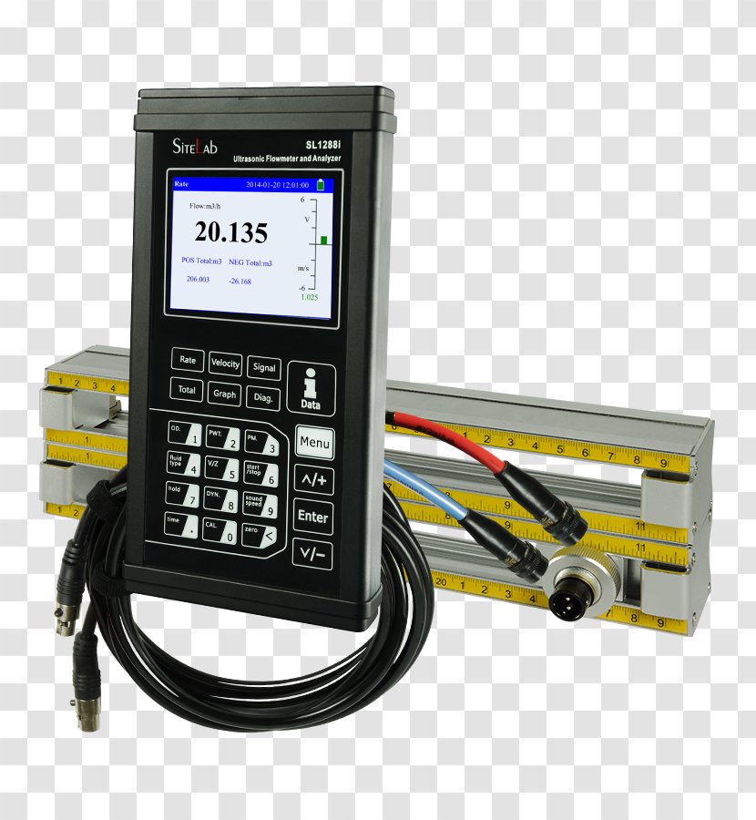Ultrasonic Flow Meter Measurement Akışmetre Ultrasound Pipe - Fluid Transparent PNG