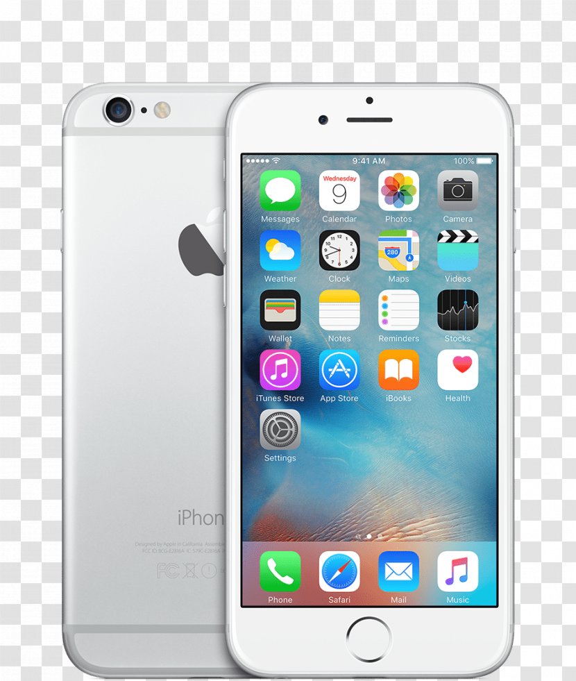 IPhone 6s Plus Apple Telephone Silver - Technology - 6 Transparent PNG