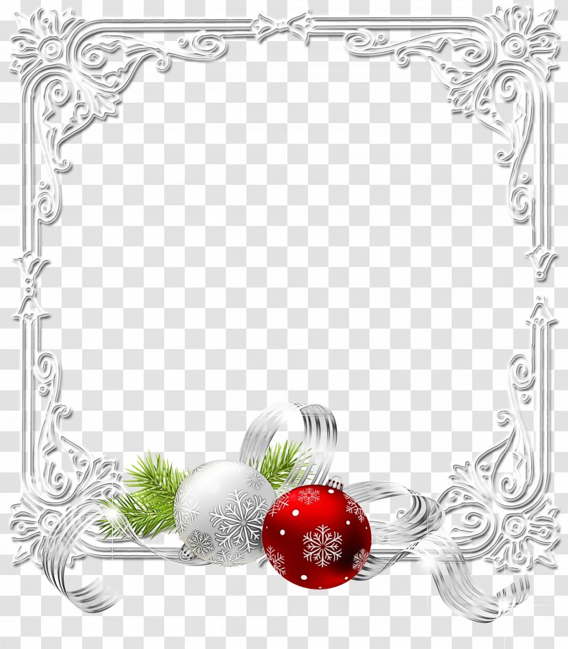 Christmas Bell Cartoon - Picture Frames - Frame Ornament Transparent PNG
