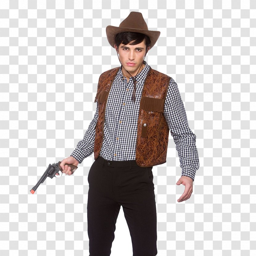 Cowboy Costume Waistcoat American Frontier Clothing - Accessories - Dress Transparent PNG