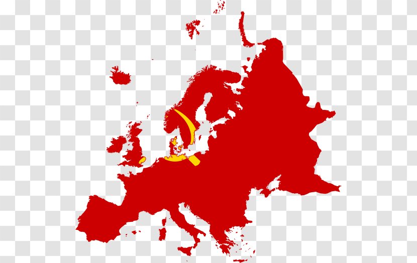 Europe World Map Blank - Continent - Communism Transparent PNG