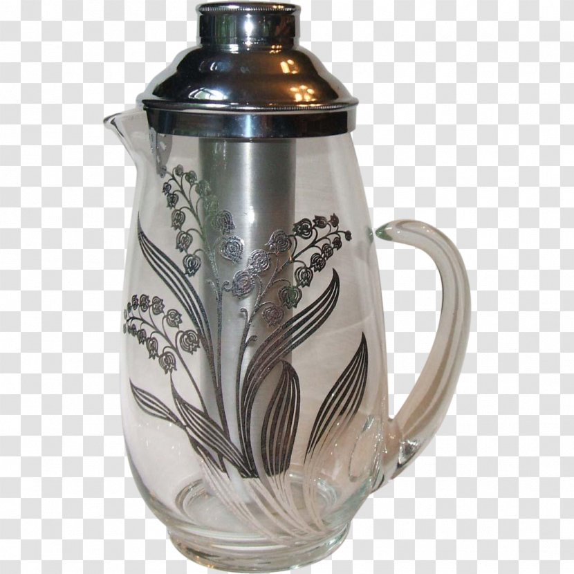 Pitcher Jug Kettle Mug Small Appliance - Tableglass - Lily Of The Valley Transparent PNG