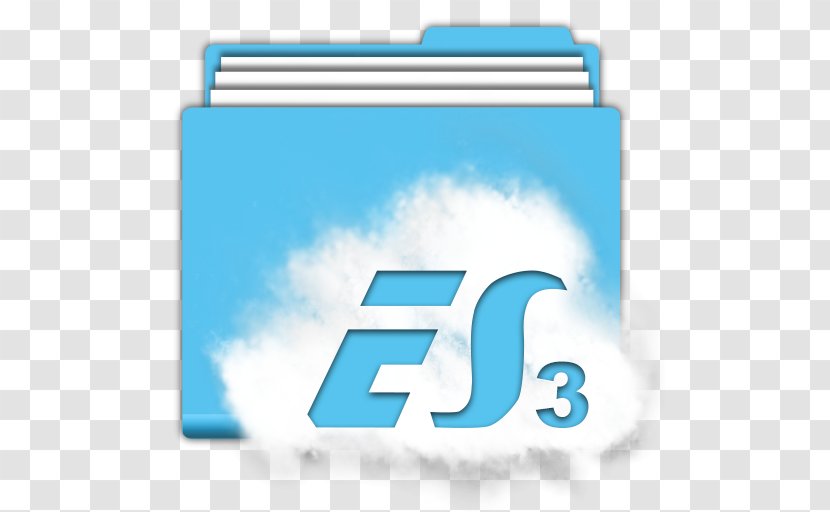 File Manager Android ES Datei Explorer - Aqua Transparent PNG