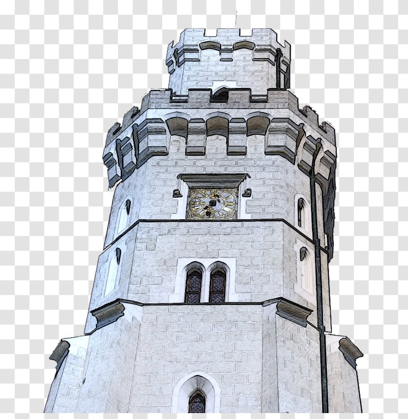 Bell Tower Middle Ages Medieval Architecture Turret - Castle Transparent PNG