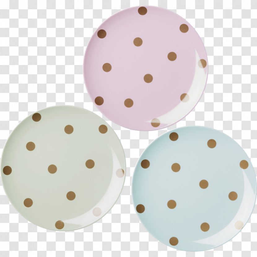 Tableware Plate Cloth Napkins Cupcake - Plat - GOLD DOTS Transparent PNG