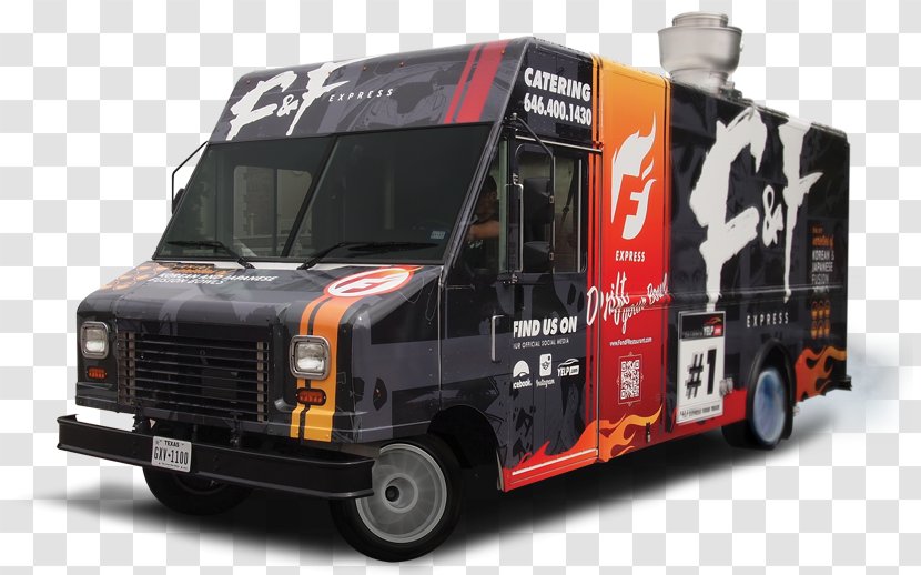 Chophouse Restaurant Food Truck Compact Van Fast - Automotive Exterior Transparent PNG