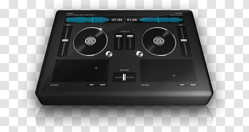DJ Mixer Disc Jockey Turntablism Phonograph Record Audio Mixers - Hardware - Electronic Device Transparent PNG
