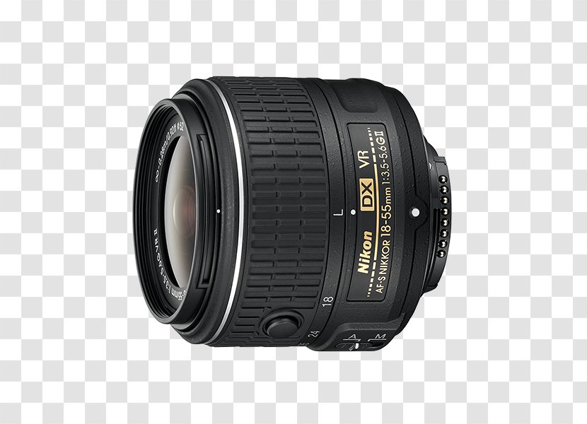 Nikon D3300 D5300 Digital SLR AF-S DX Nikkor 35mm F/1.8G Zoom-Nikkor 18-55mm F/3.5-5.6G - Afs Dx F18g - Camera Lens Transparent PNG