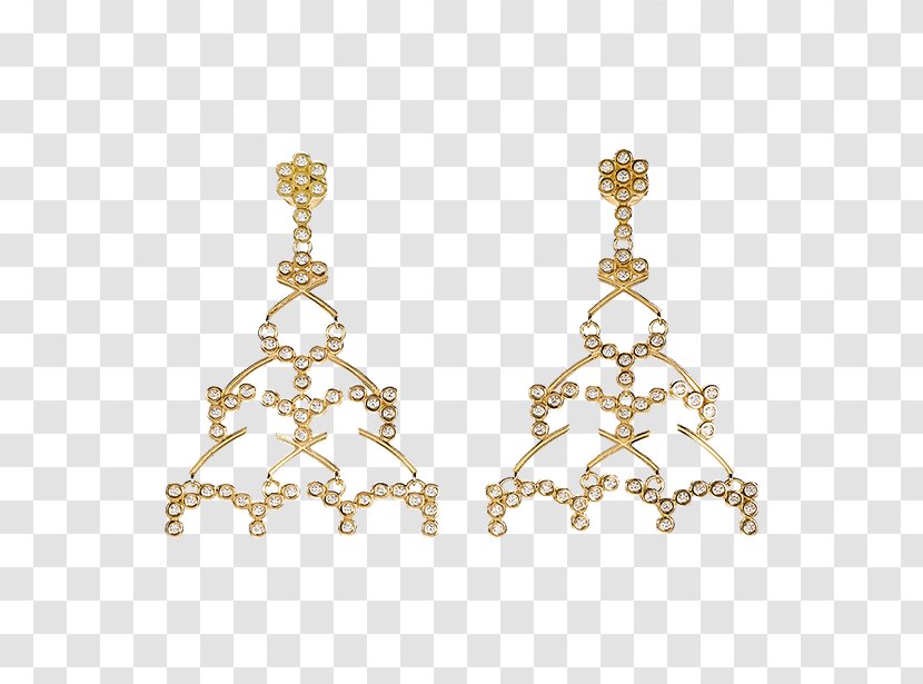 Earring Body Jewellery Diamond - Fashion Accessory Transparent PNG
