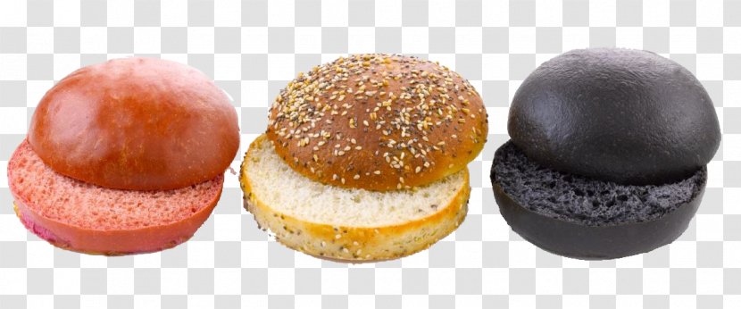 Hamburger Bun Bakery Small Bread - Black Transparent PNG