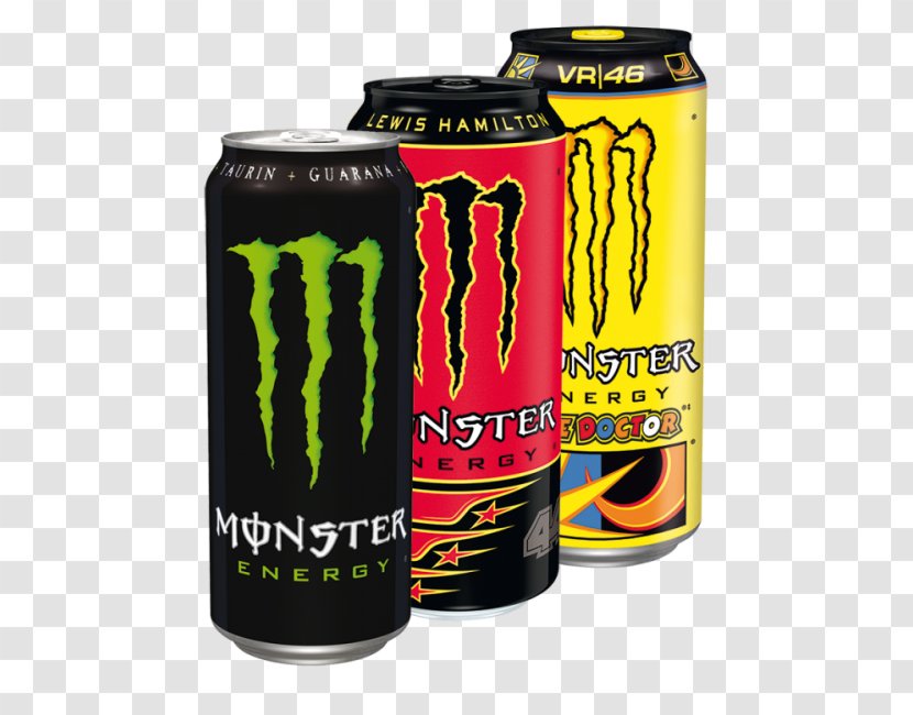 Monster Energy Sports & Drinks Fizzy Red Bull - Beverage - Juicy Transparent PNG