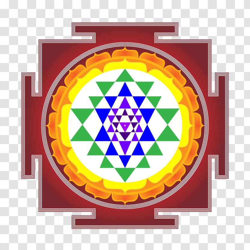 Sri Yantra Shiva Symbol Sacred Geometry - Mandala - Chakra Transparent PNG