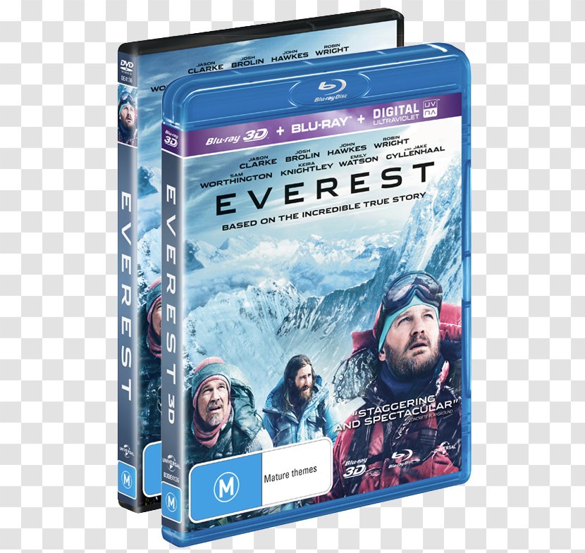 Blu-ray Disc Mount Everest DVD YouTube - Technology - Jake Gyllenhaal Transparent PNG