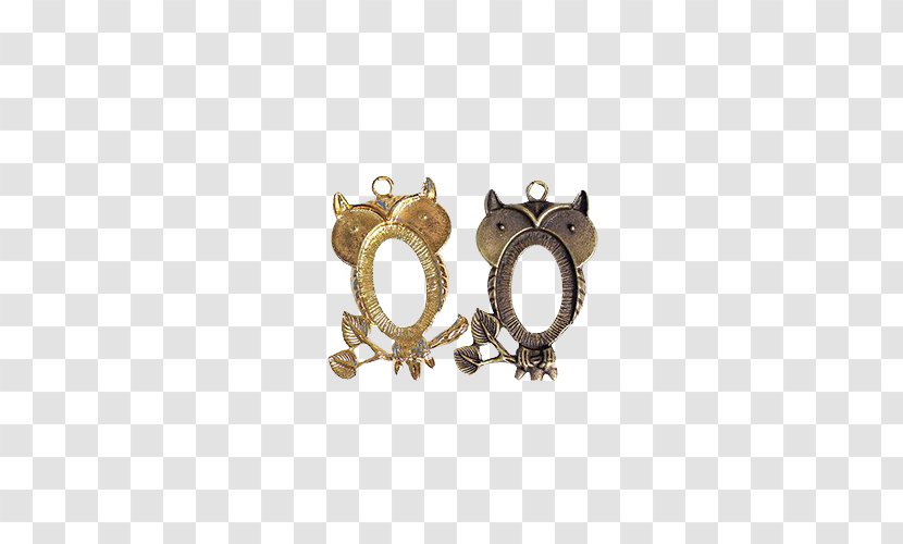 Metal Owl Brass Silver - Jewellery - Decorative Transparent PNG