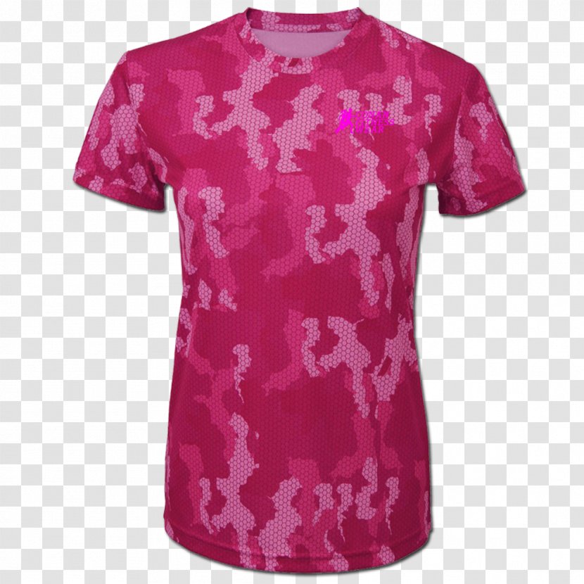 T-shirt Hoodie Sportswear Clothing Woman - Top - Pink Shirt Transparent PNG