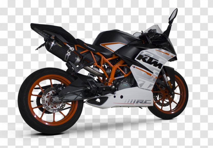 Exhaust System KTM RC 390 Motorcycle Series - Ktm Rc Transparent PNG