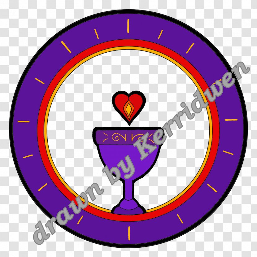 Purple Magenta Area Circle Clip Art - Artwork - Chalice Transparent PNG