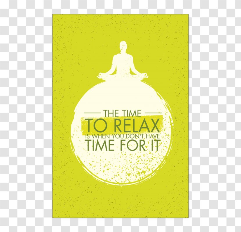 Poster Font Yoga Time Brand - Couple Relax Transparent PNG