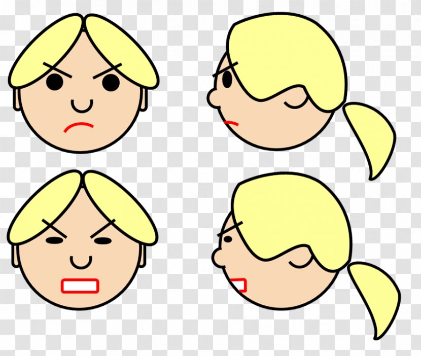 Facial Expression Drawing Cartoon Clip Art - Area Transparent PNG
