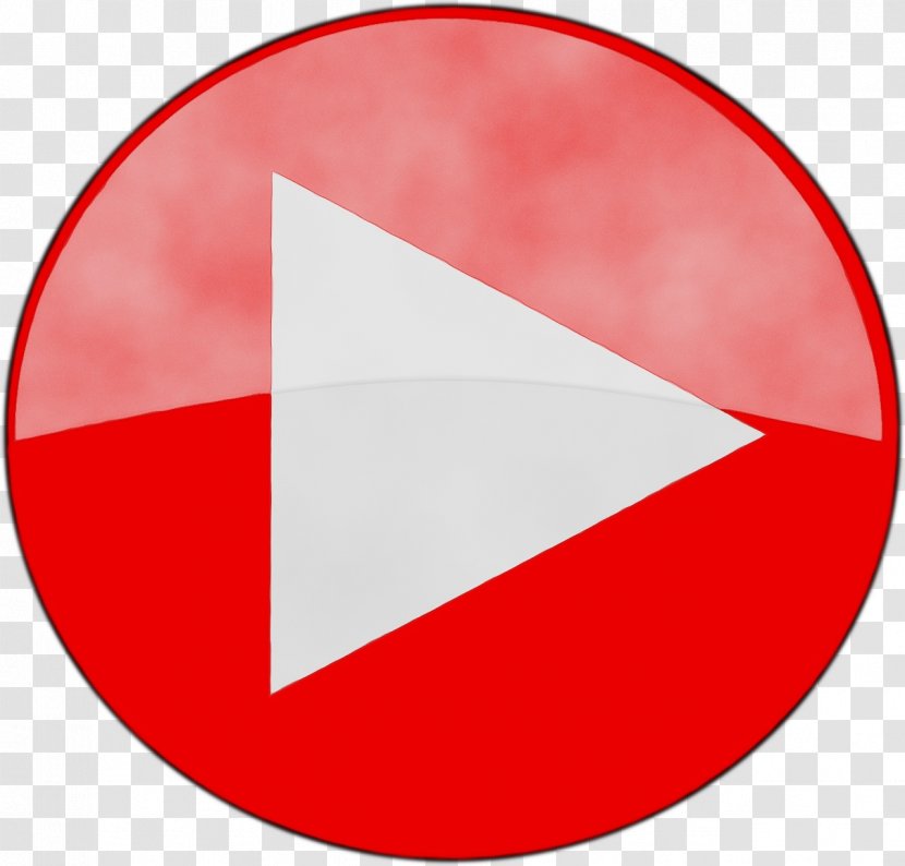 Youtube Play Logo - Wet Ink - Symbol Red Flag Transparent PNG