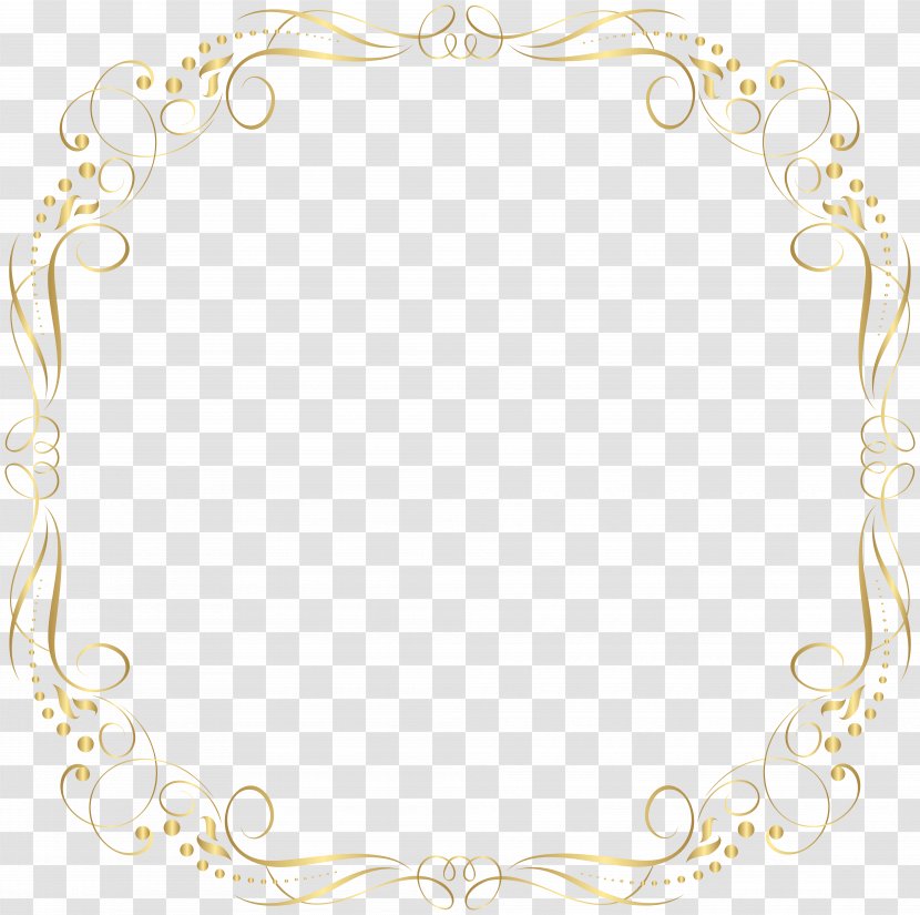 Pattern - Product - Border Frame Deco Clip Art Image Transparent PNG