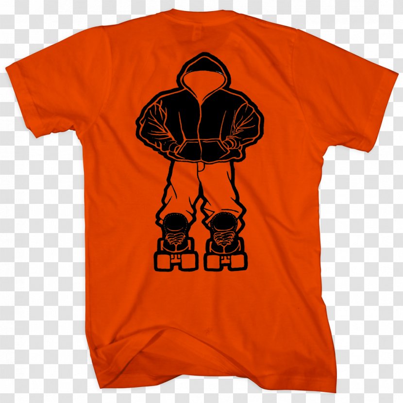 T-shirt Hoodie Roller Skating Ice - Holography - Orange T Shirt Transparent PNG