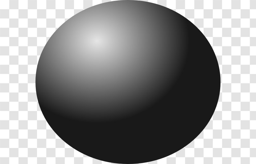 Ball Desktop Wallpaper Clip Art - Black - The Transparent PNG
