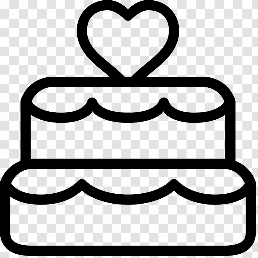 Wedding Cake Birthday Muffin - Black And White - Marrage Transparent PNG
