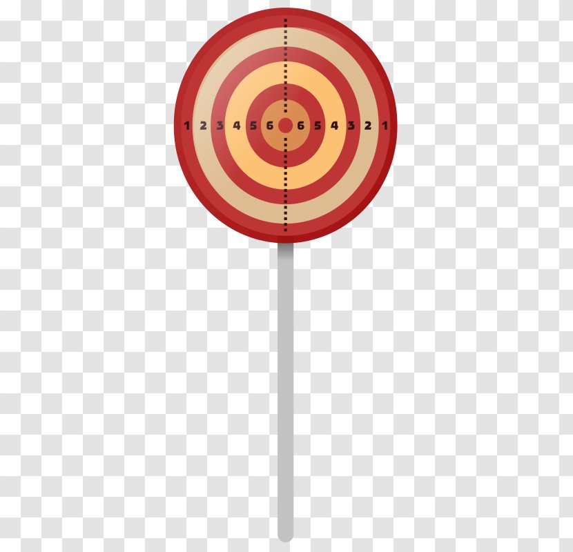 Shooting Target Clip Art - Lollipop - Echoing Cliparts Transparent PNG