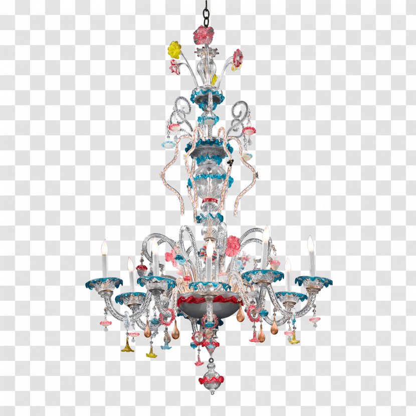 Murano Glass Ca' Rezzonico Light Chandelier Transparent PNG