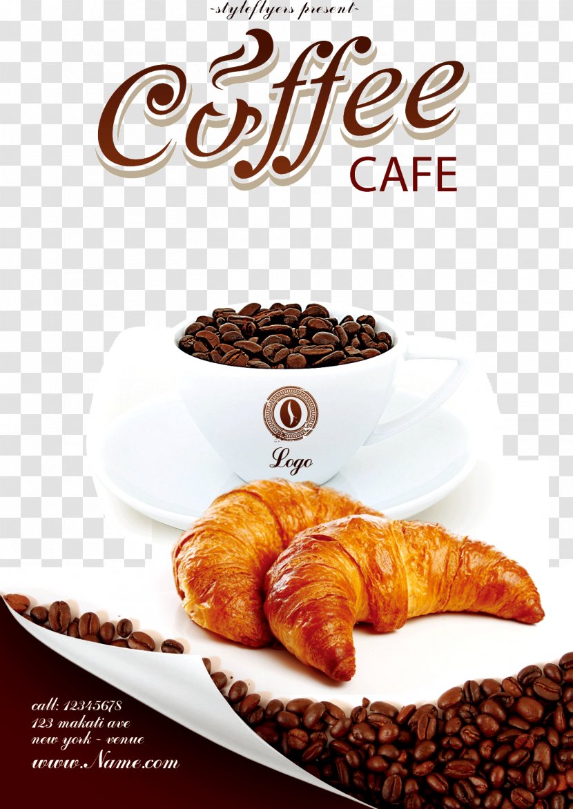 Coffee Cafe Bakery Flyer - Poster Transparent PNG