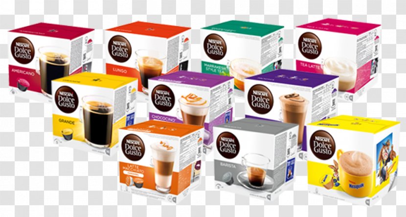 Dolce Gusto Nescafé Hot Chocolate Nesquik Coffee - Capsule Transparent PNG