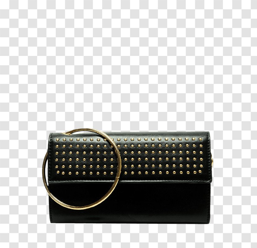Handbag Rivet Chain Leather - Shopping - Bag Transparent PNG