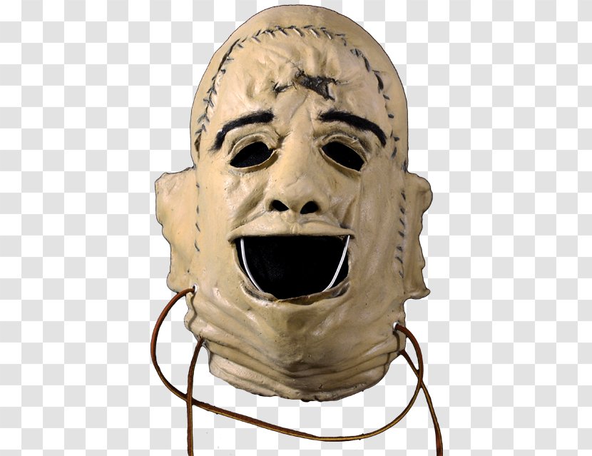 The Texas Chain Saw Massacre Leatherface Chainsaw Mask Costume - Masque Transparent PNG