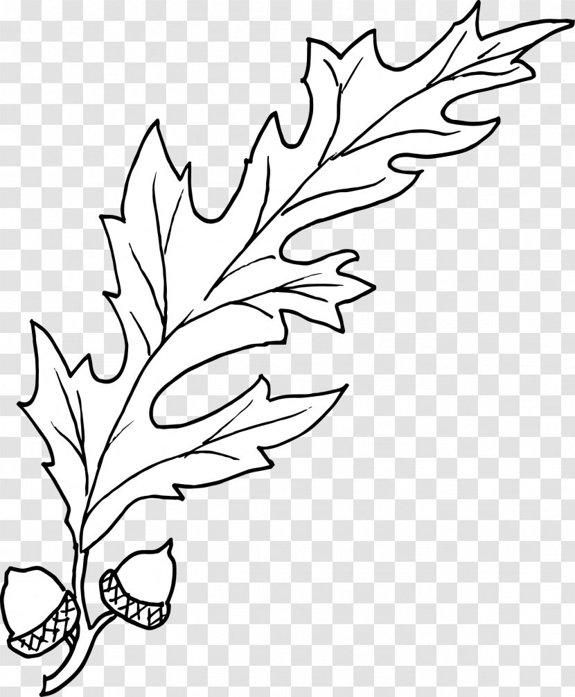 Twig Clip Art Black & White - Flowering Plant - M Floral Design LeafSilverware Tutorials Transparent PNG