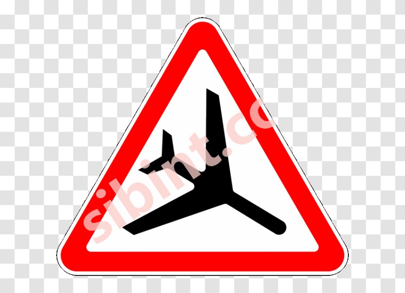 Airplane Traffic Sign Warning Code Transparent PNG