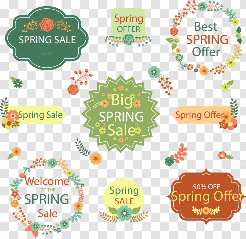 Vector Hand-painted Lace - Badge - Clip Art Transparent PNG