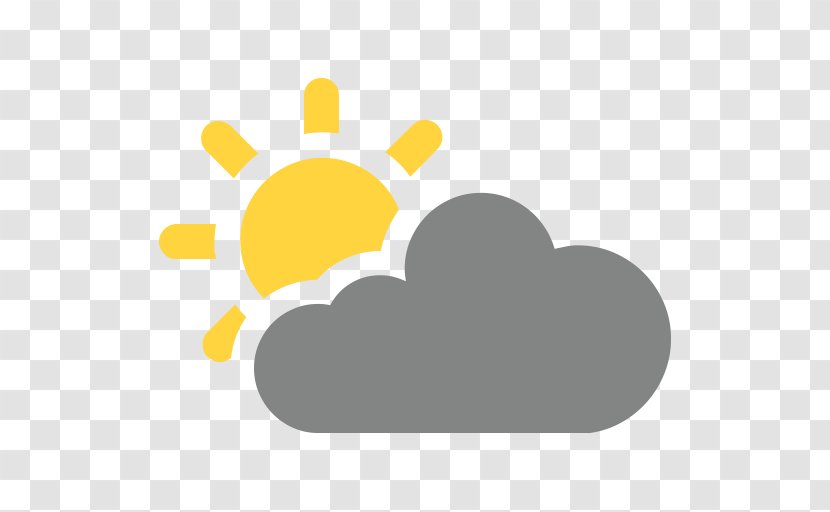 Cloud Computing Emoji Emoticon Clip Art - Sms - SUN RAY Transparent PNG