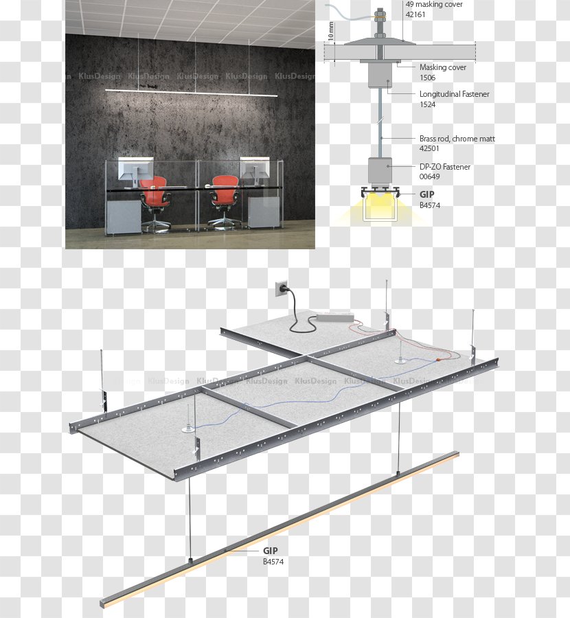 Track Lighting Fixtures Table Ceiling - Dropped Transparent PNG