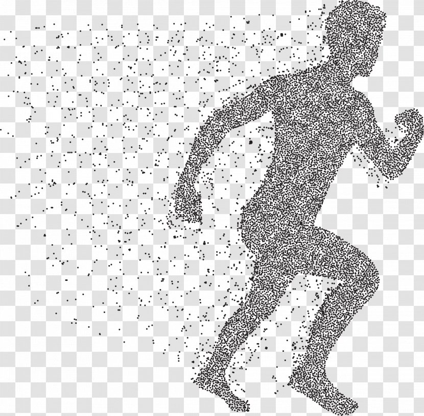 Speed Motion Homo Sapiens Clip Art - Frame - Running Man Transparent PNG