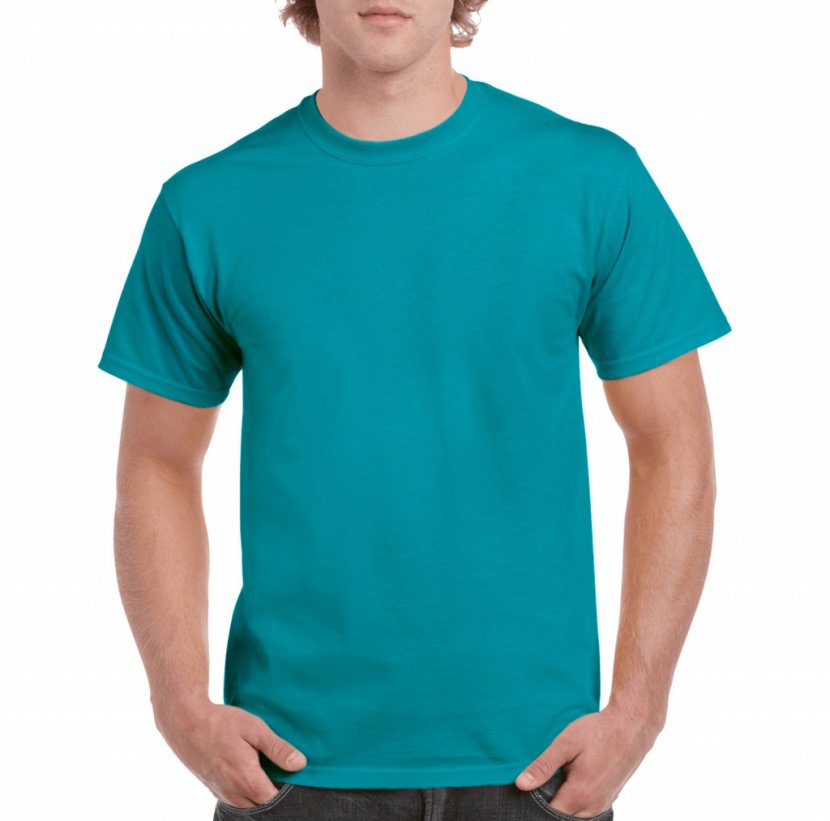 T-shirt Crew Neck Gildan Activewear Green Navy Blue - Neckline - Polo Shirt Transparent PNG