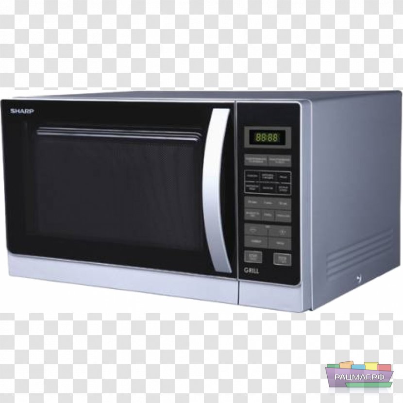 Microwave Ovens Sharp Solo Oven Hardware/Electronic R-762SLM With Grill R762SLM Carousel Countertop - R372m Transparent PNG
