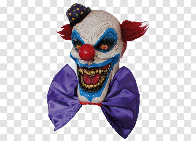 It Michael Myers Evil Clown Mask - Headgear Transparent PNG