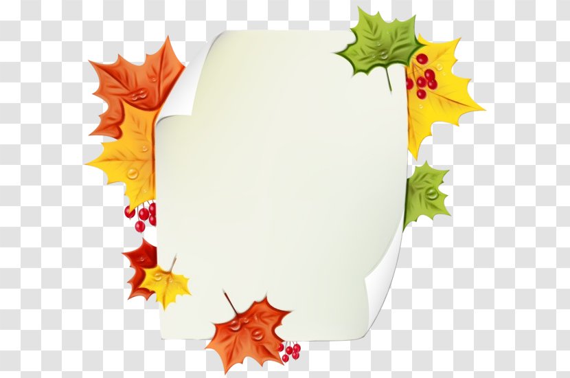 Watercolor Tree - Paper Product Autumn Transparent PNG