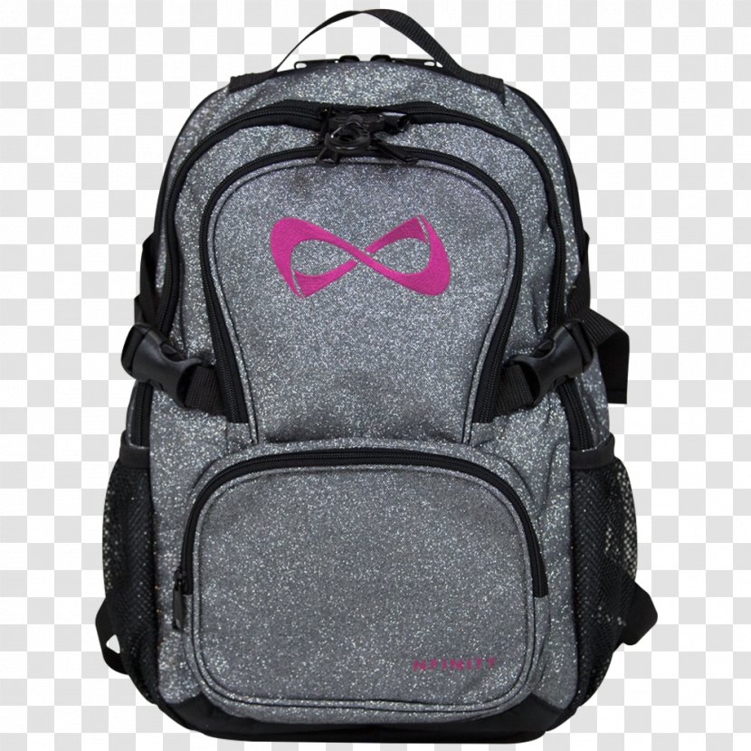 Nfinity Athletic Corporation Sparkle Backpack Cheerleading Duffel Bags - Grey Transparent PNG