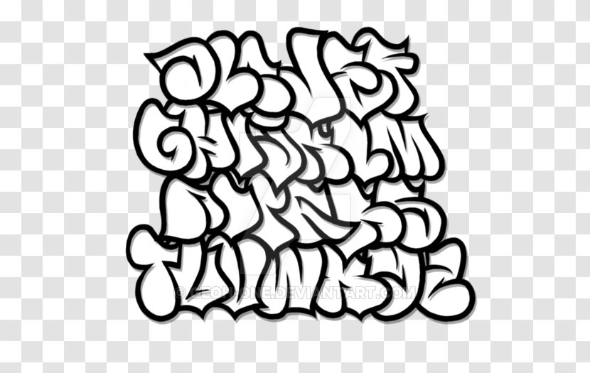 Alfabeto Graffiti Alphabet Letter Tag - Art Transparent PNG