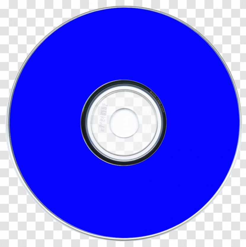 Compact Disc Cobalt Blue - Wheel - Design Transparent PNG